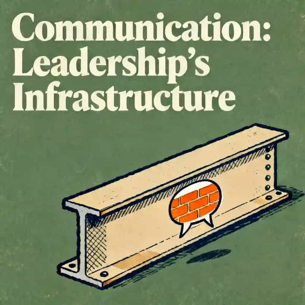 Communication as Leadership Infrastructure の書籍表紙