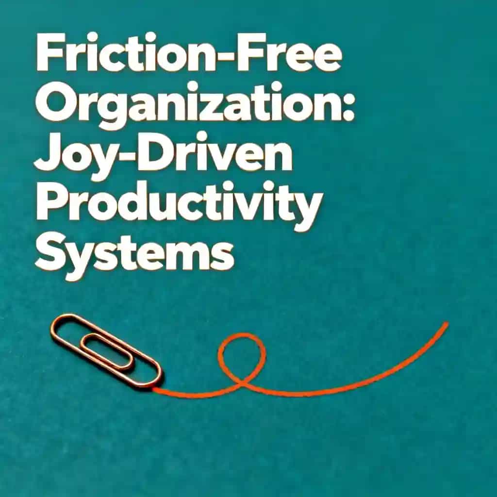 Friction-Free Organization: Joy-Driven Productivity Systems 책 표지