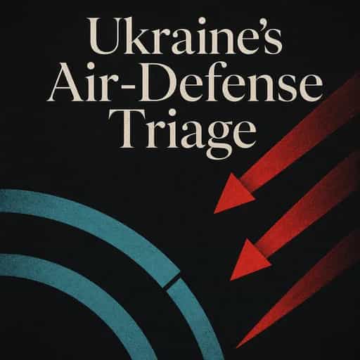 Portada del libro The Math of Survival: Ukraine’s Air Defense Triage