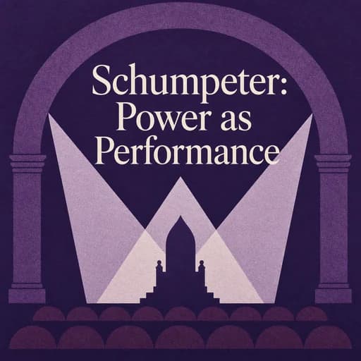 Schumpeter and the Theater of Power: Rethinking Democracy