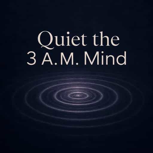 Copertina del libro How to Quiet a Racing Mind at 3 A.M.
