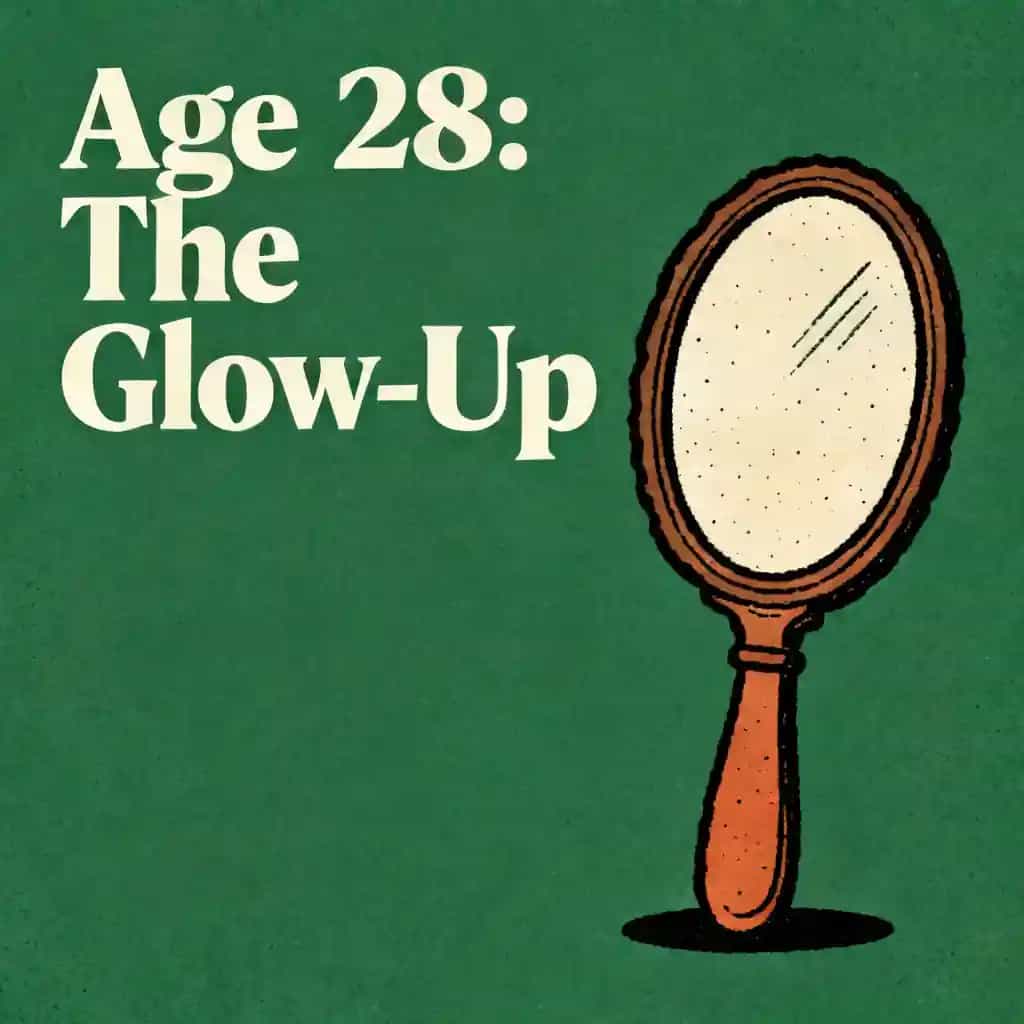 The 28-Year-Old Glow Up 책 표지