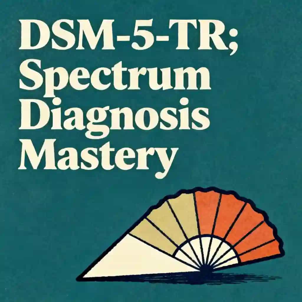 DSM-5-TR Mastery: Spectrum Approach to Diagnosis book cover