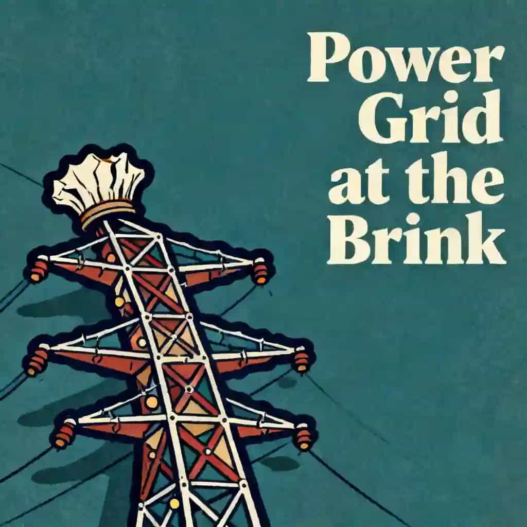 Couverture du livre The electric grid is hitting a wall