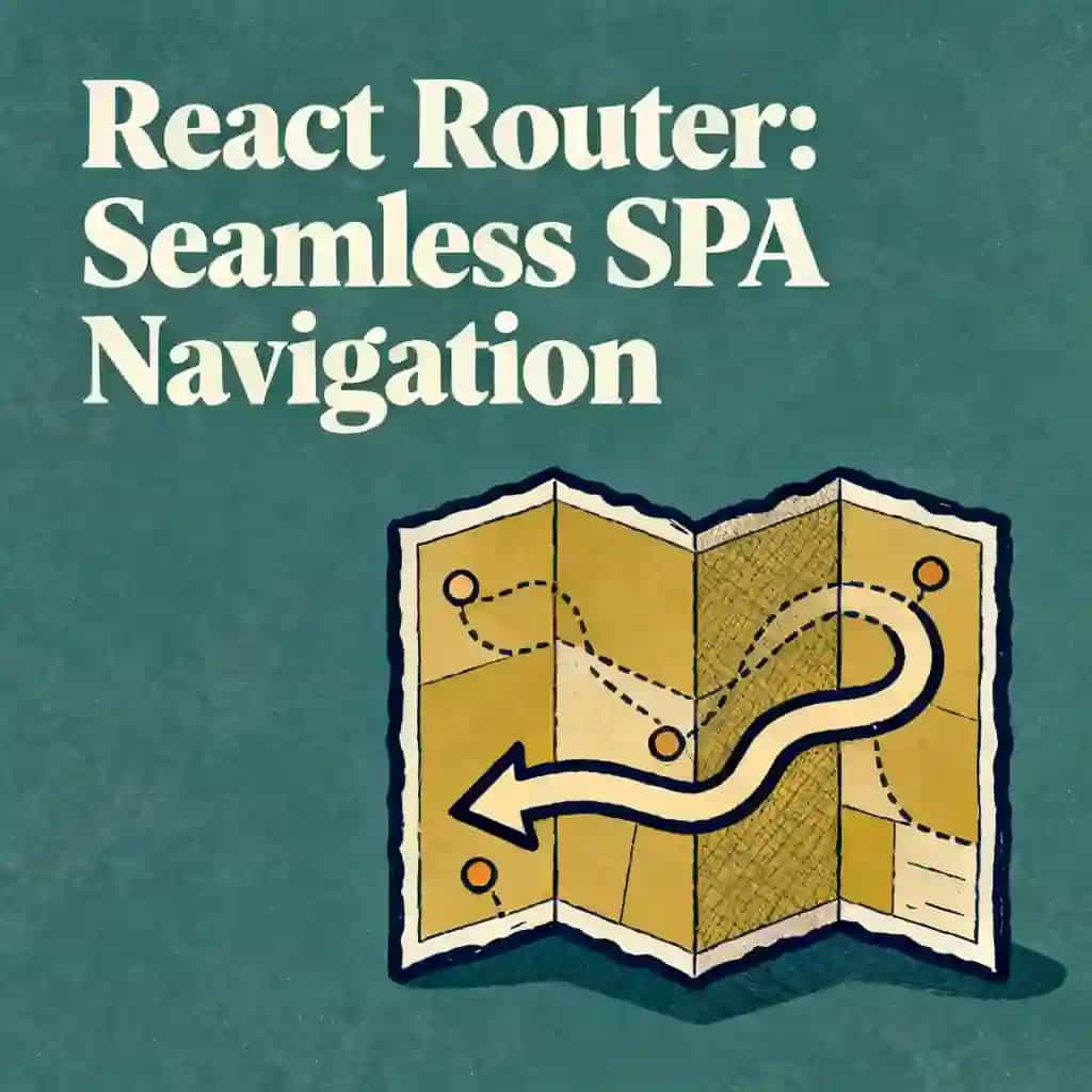 Mastering React Router: Seamless Single-Page Navigation の書籍表紙