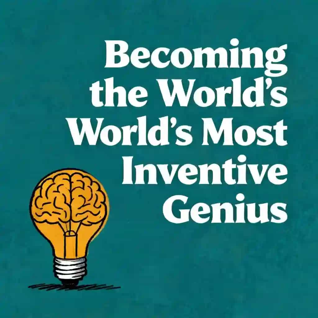 Capa do livro Becoming the World's Most Inventive Genius