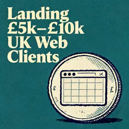 Couverture du livre High-Value Web Design: Landing £5k–£10k UK Clients