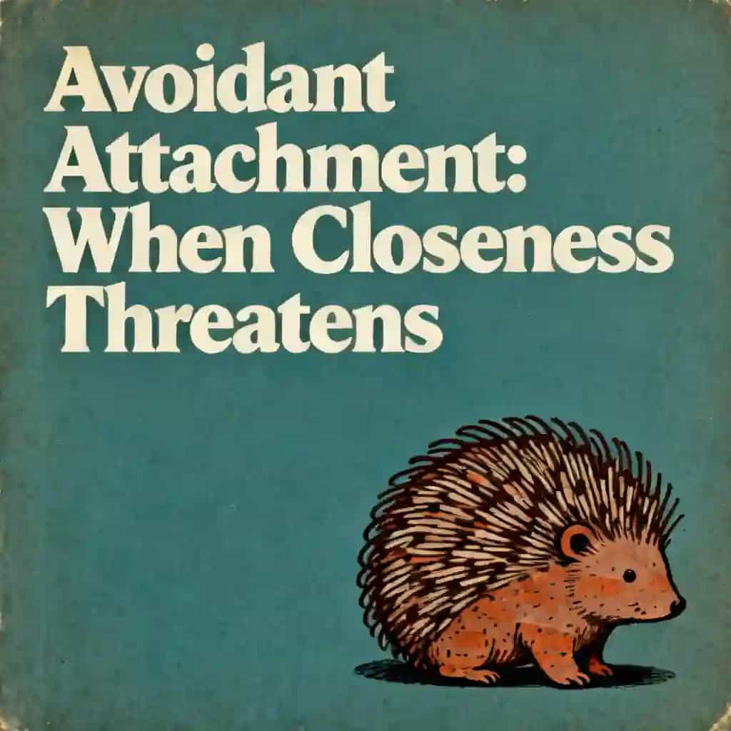 Buchcover von Avoidant attachment and why closeness feels like a threat