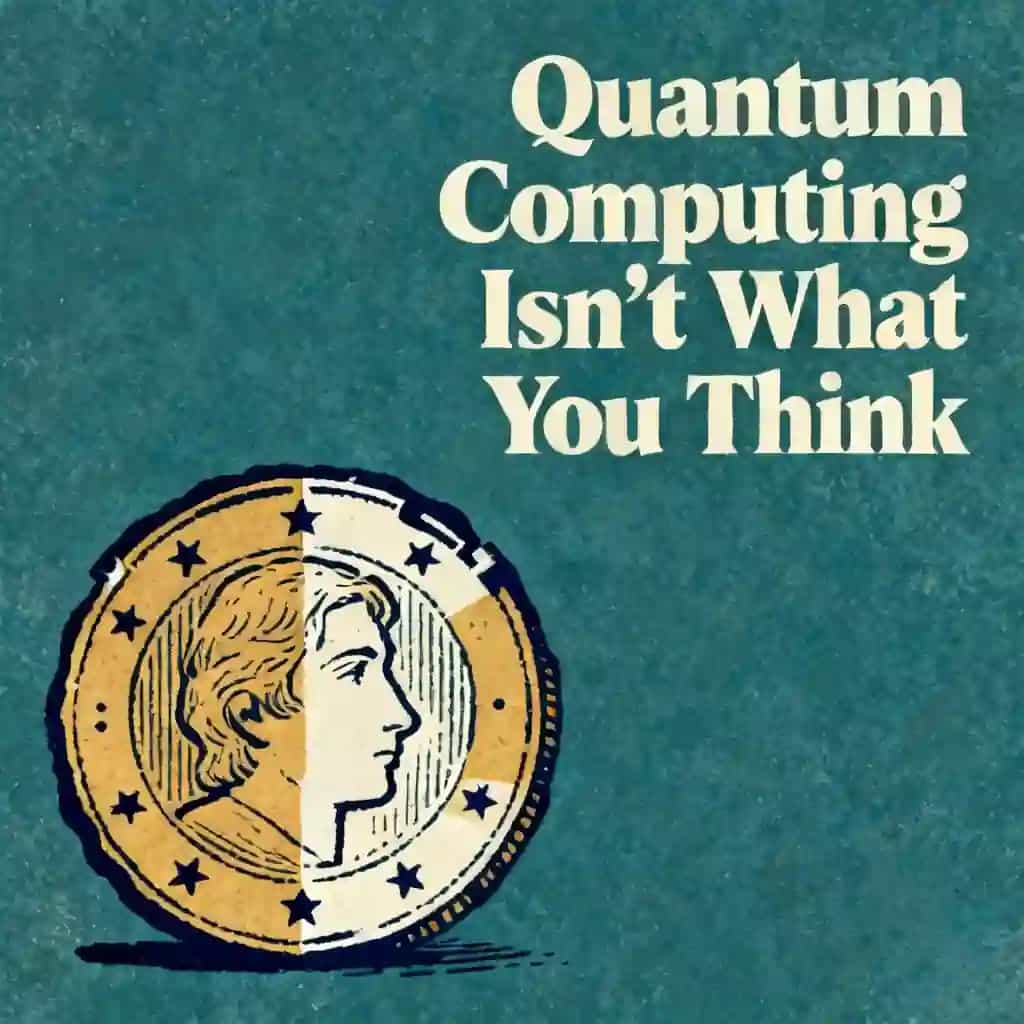Couverture du livre Quantum computing is different than you think