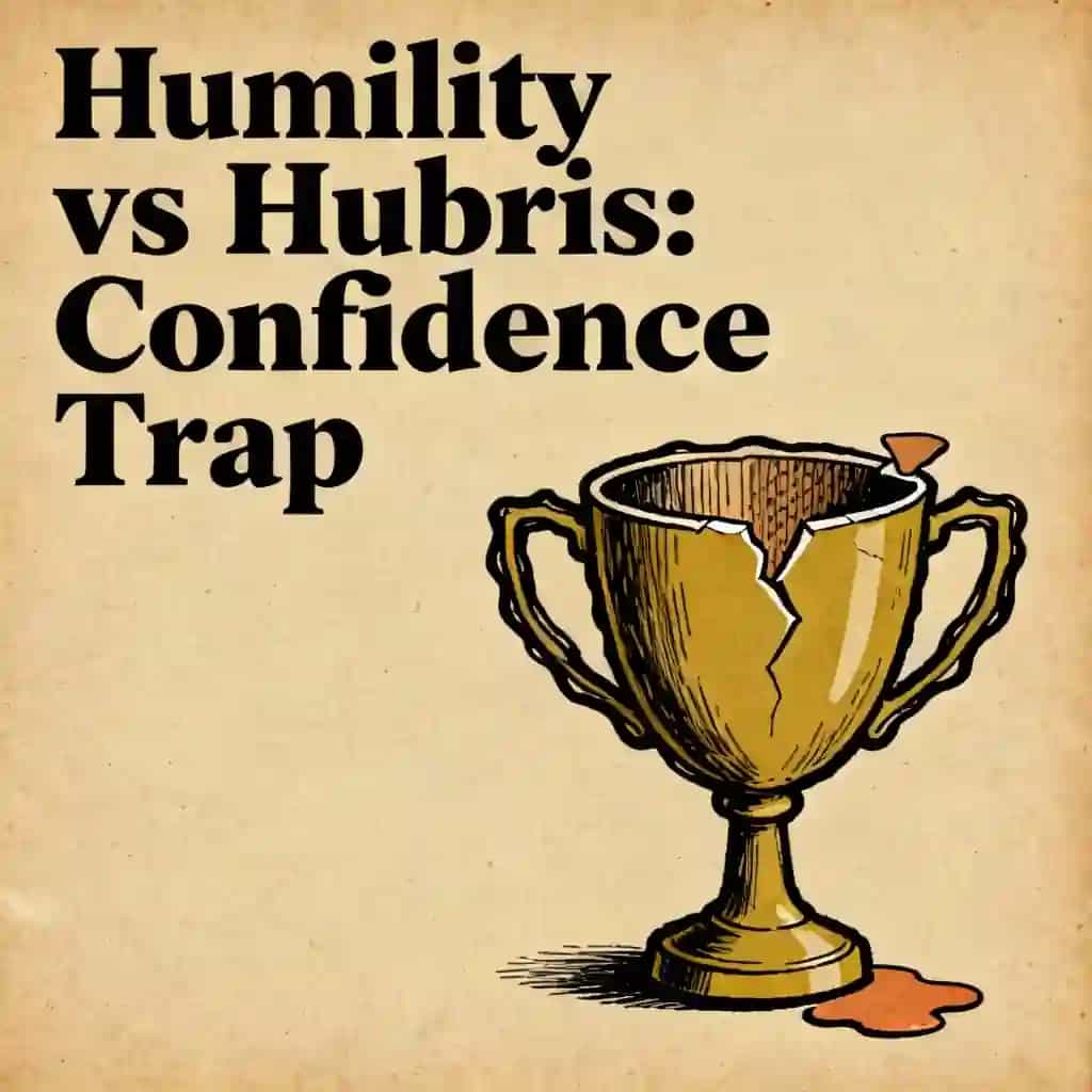 Copertina del libro Intellectual Humility vs Hubris: The Dangerous Confidence Trap