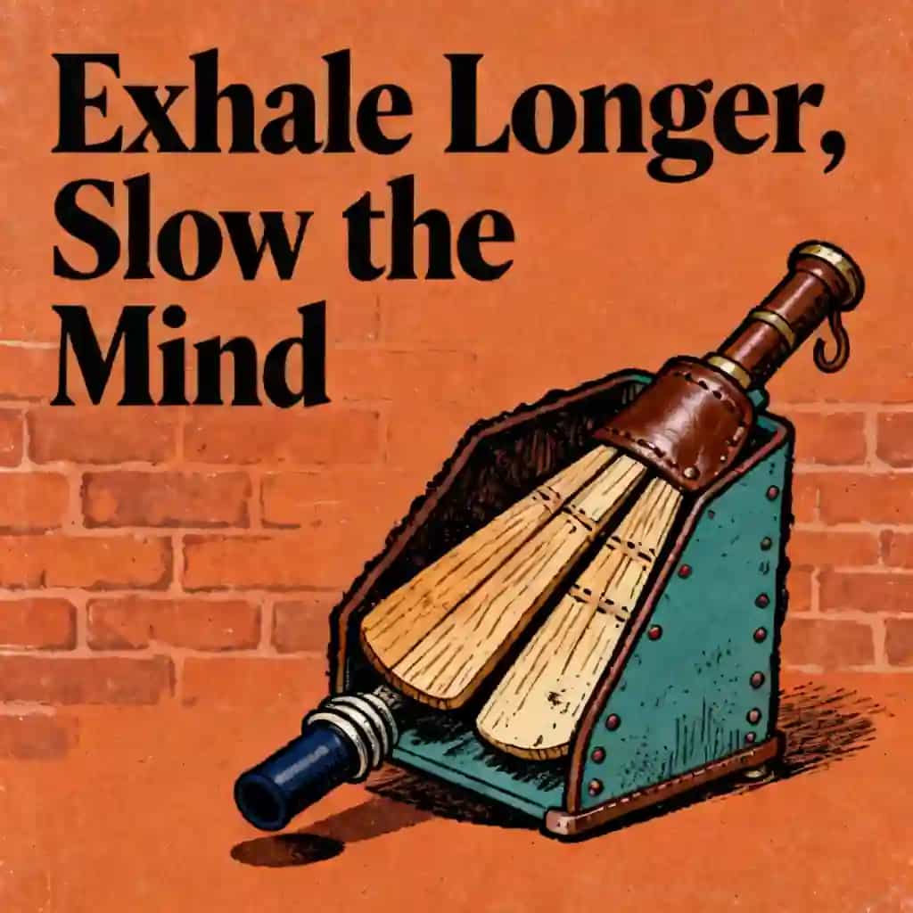 Copertina del libro Stop racing thoughts with longer exhales