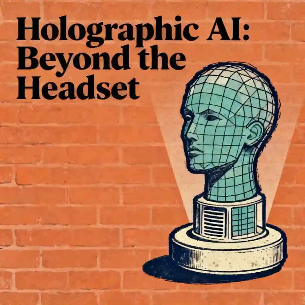 Copertina del libro Holographic AI: The End of the Headset