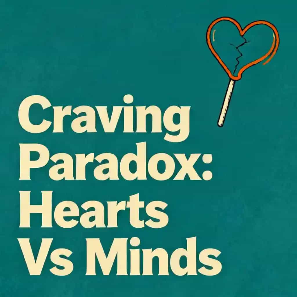 Buchcover von The Craving Paradox: When Hearts Want What Minds Fear