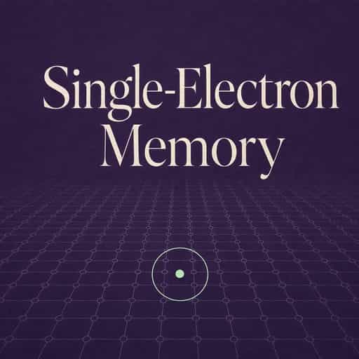 Buchcover von The Single-Electron Memory Breakthrough