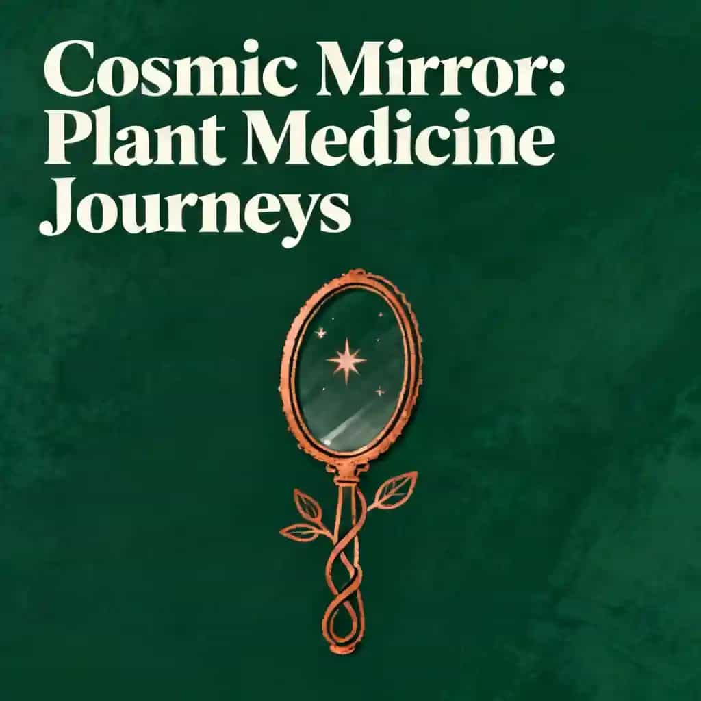 The Cosmic Mirror: Plant Medicine Meets Self-Discovery 书籍封面
