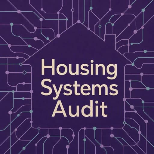 The ROAD to Housing: A Systems Thinking Audit of U.S. Policy