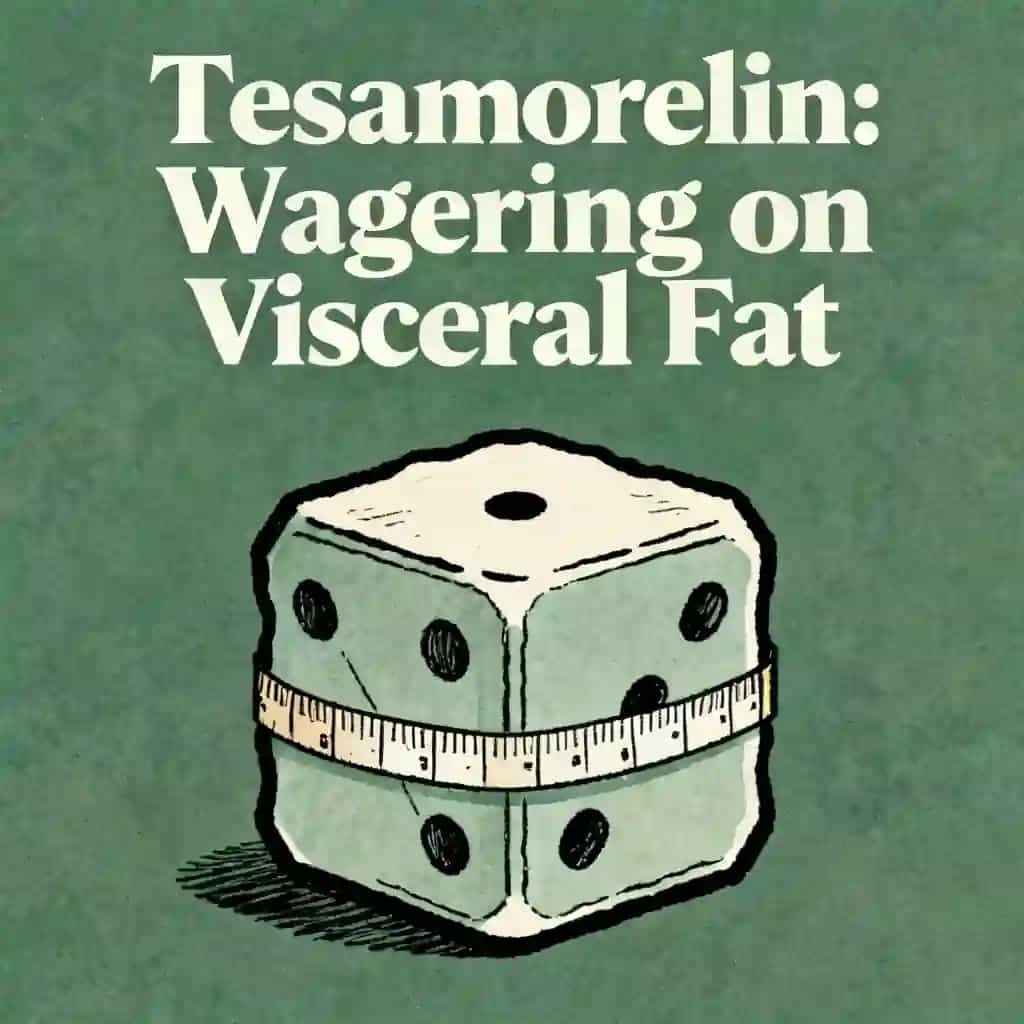 Buchcover von Tesamorelin: The Visceral Fat Gamble
