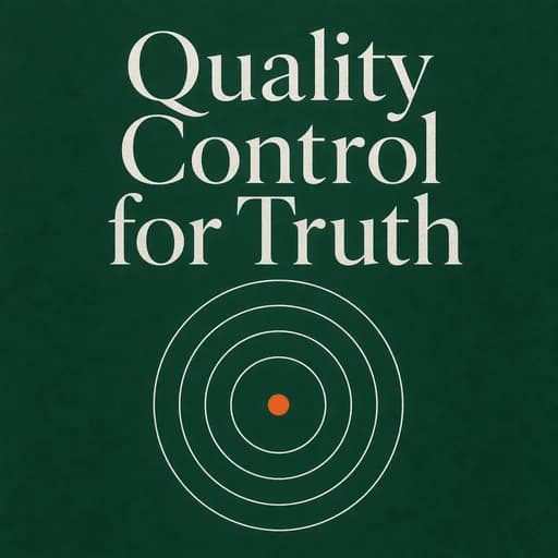 Laboratory QC: The Science of Truth in Statistical Quality Control