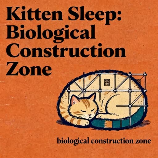 Kitten Sleep: The Biological Construction Zone Explained