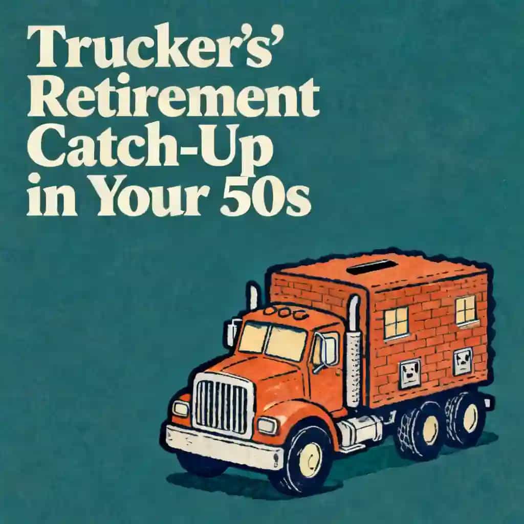 Retirement for truck drivers: catch up in your 50s book cover
