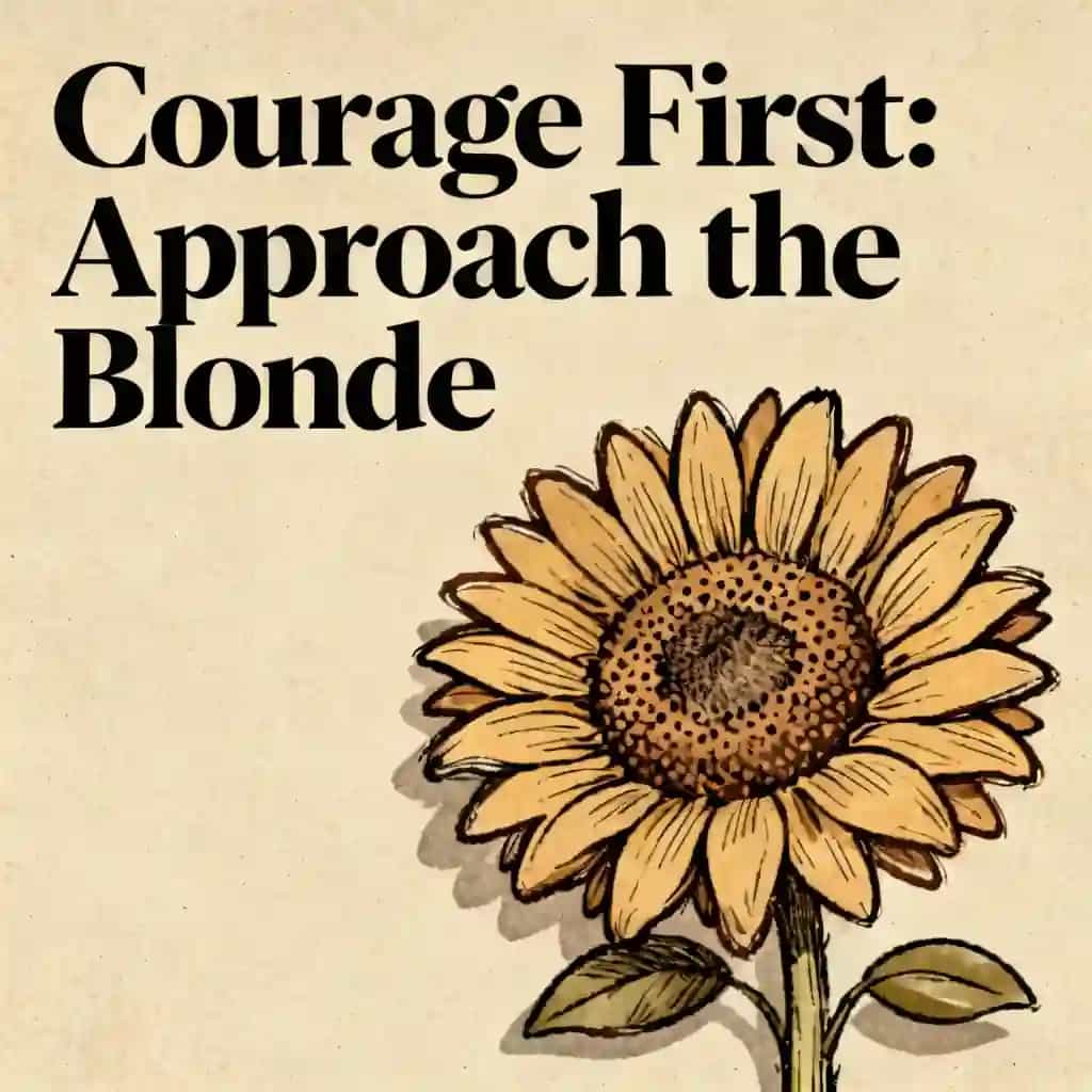 Portada del libro Stop Being a Coward: Approach That Blonde