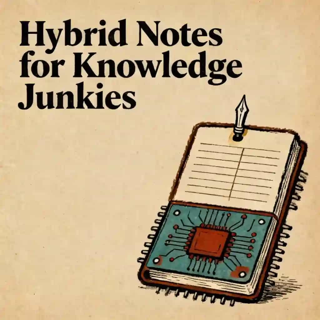 Couverture du livre Hybrid Note-Taking for Knowledge Junkies