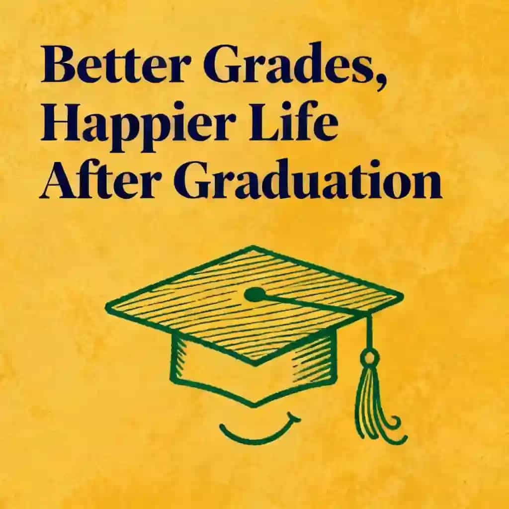 Copertina del libro Unlock Better Grades and Lasting Happiness After Graduation