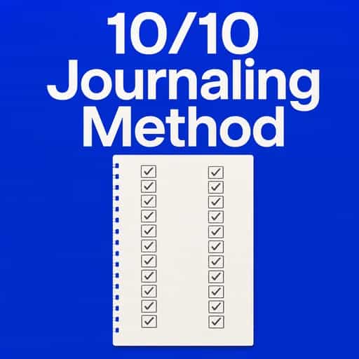 The 10/10 Journaling Method の書籍表紙