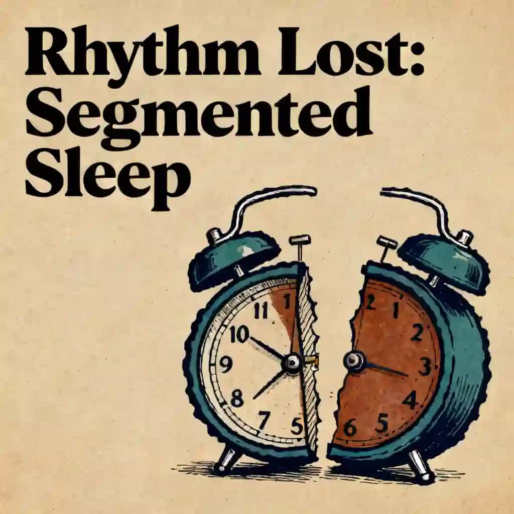 Copertina del libro The Lost Rhythm of Segmented Sleep