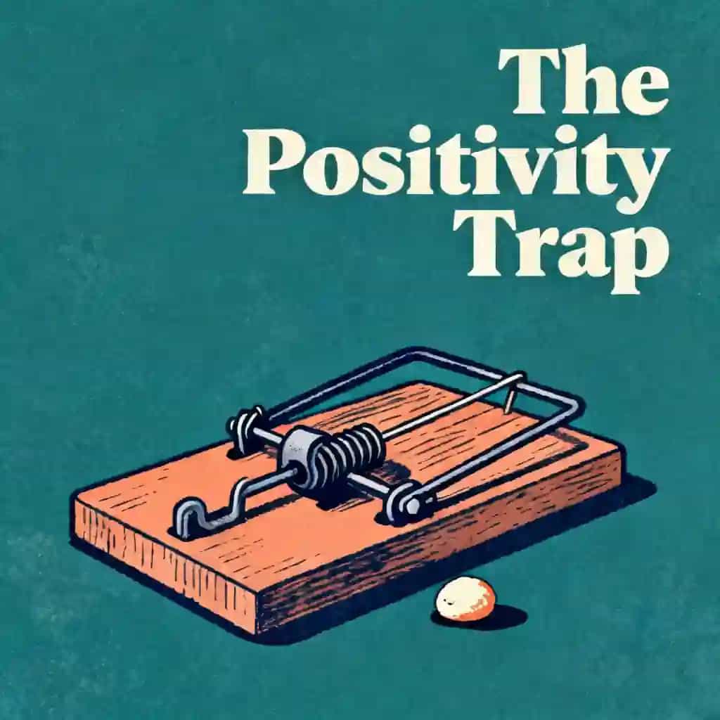 Copertina del libro The Trap of Positive Thinking