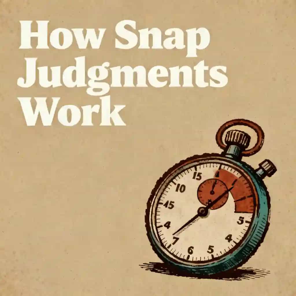 The Science of Snap Judgments book cover