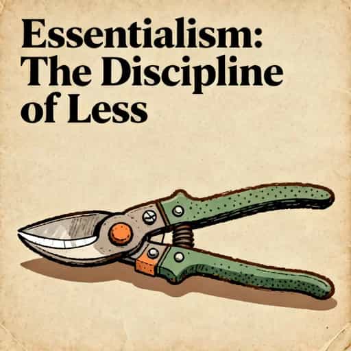Couverture du livre Essentialism: The Disciplined Pursuit of Less