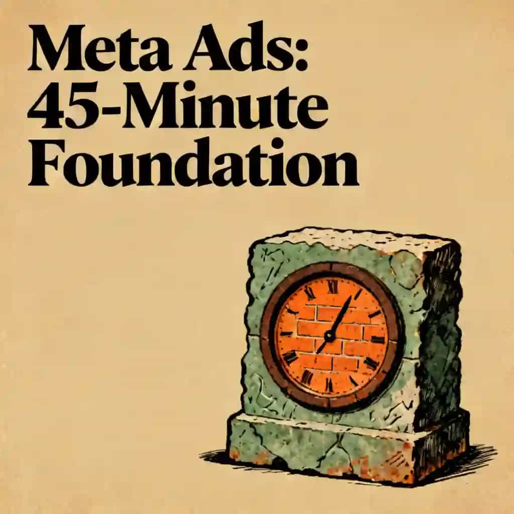 Buchcover von Meta Ads: The 45-Minute Foundation