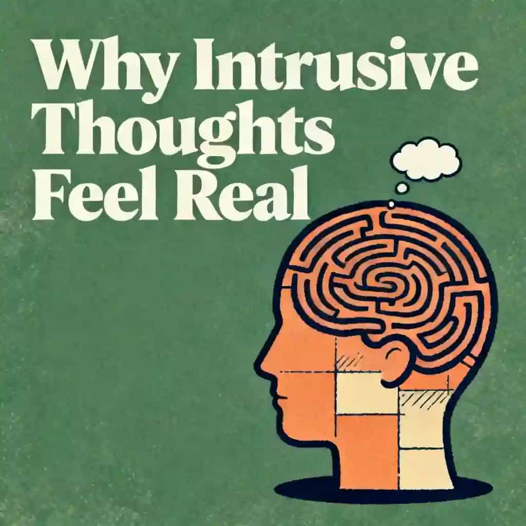 Buchcover von OCD Intrusive Thoughts and Why They Feel So Real