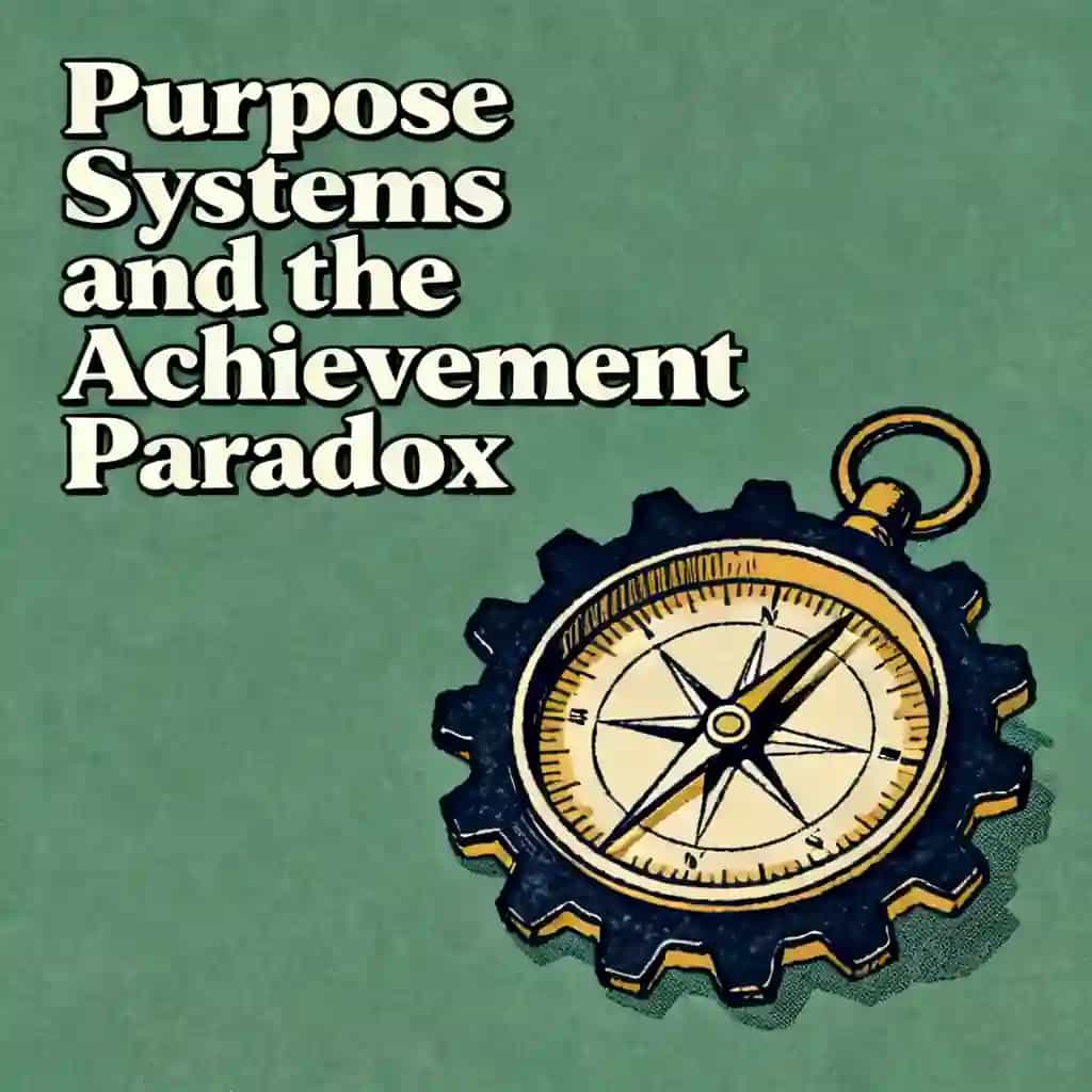 Couverture du livre The Achievement Paradox: Building Purpose-Led Systems