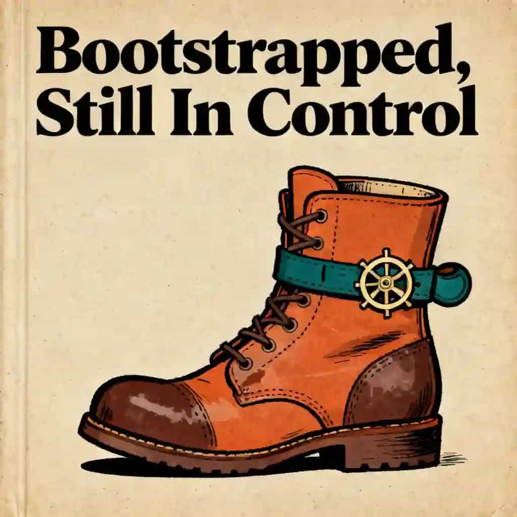 Buchcover von Bootstrapping a Startup Without Losing Control