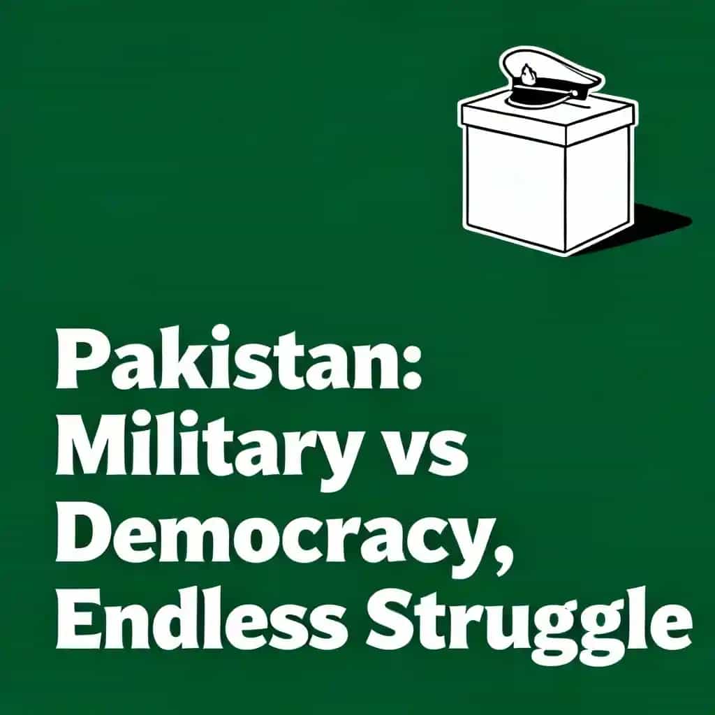 Buchcover von Pakistan's Military vs Democracy: The Endless Struggle