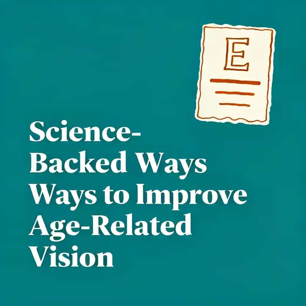 Copertina del libro Science-Backed Ways to Improve Age-Related Vision