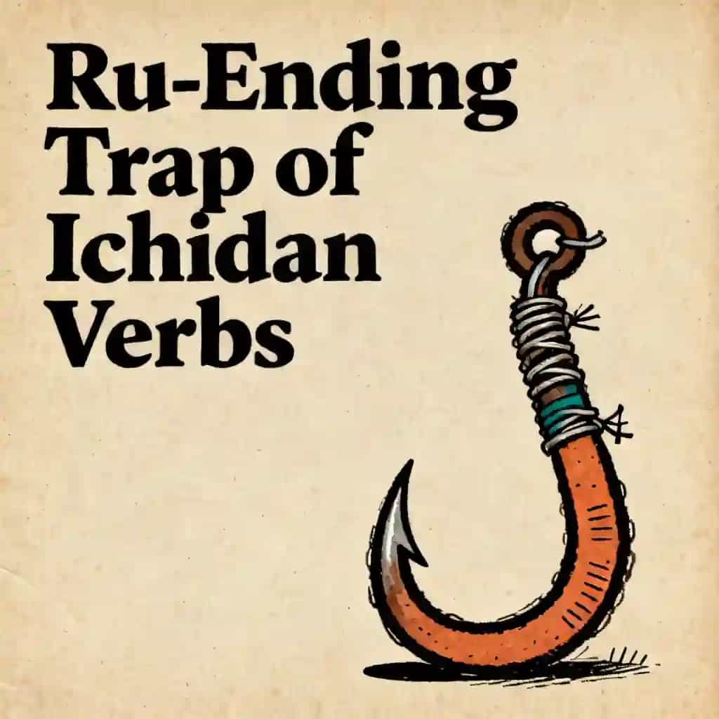 Portada del libro Japanese Ichidan Verbs and the Ru-Ending Trap