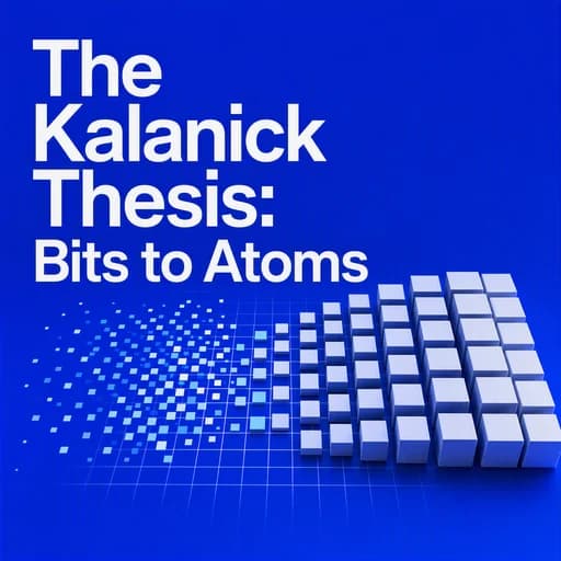 Bits to Atoms: Travis Kalanick’s Thesis on Physical Innovation