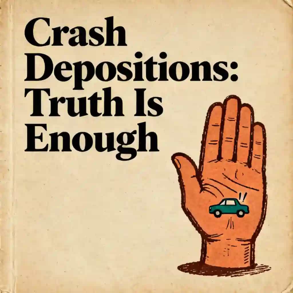 Depositions After a Car Accident: Why Truth Is Enough book cover