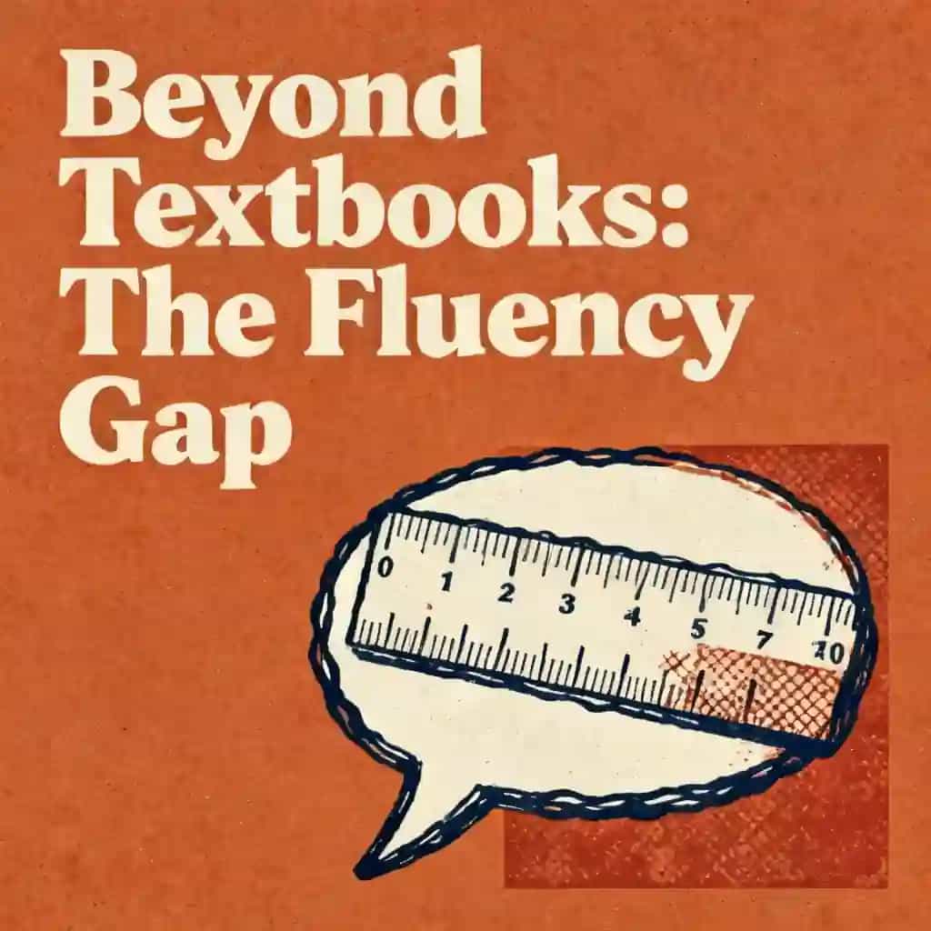 Buchcover von The Fluency Gap: Beyond Textbook English
