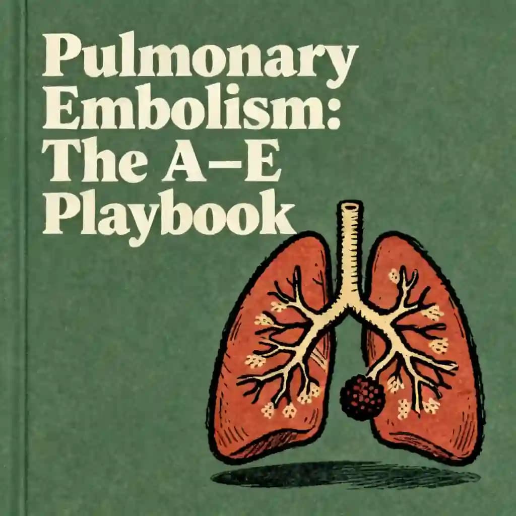 Pulmonary Embolism: The New A-E Playbook & AHA/ACC Categories