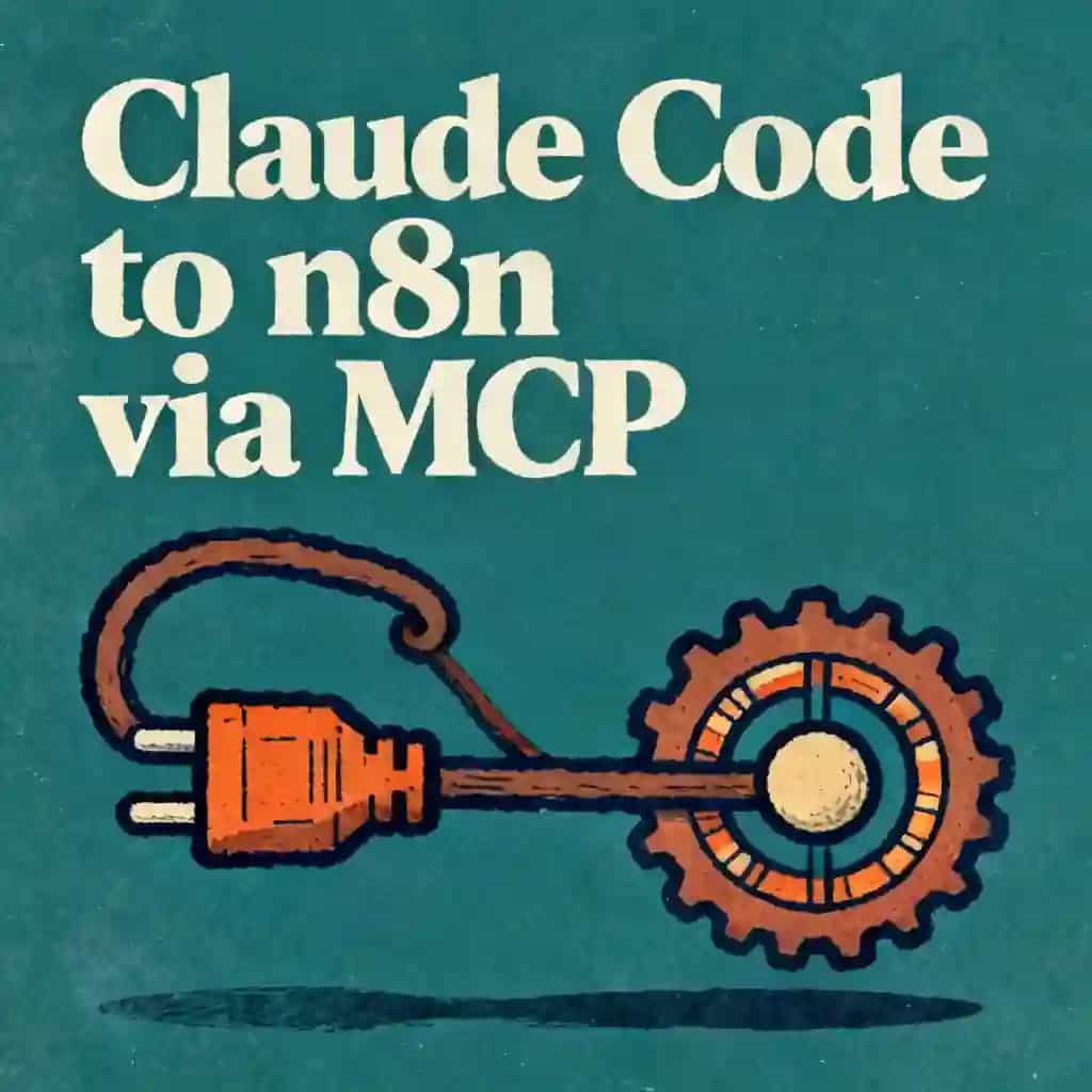 Buchcover von Connect Claude Code to n8n with MCP