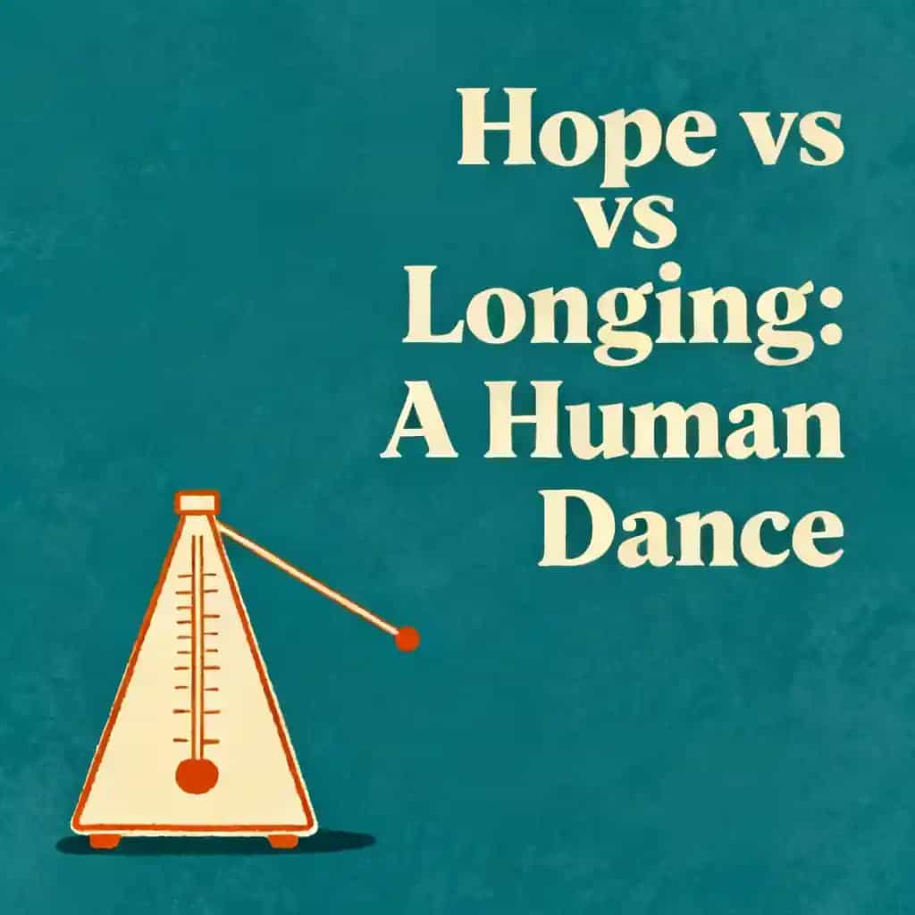 Buchcover von Hope vs Longing: The Dance of Human Desire