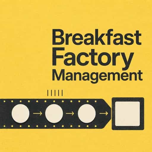 Portada del libro The Breakfast Factory: High Output Management
