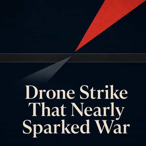 Portada del libro The Drone Strike That Almost Started a War