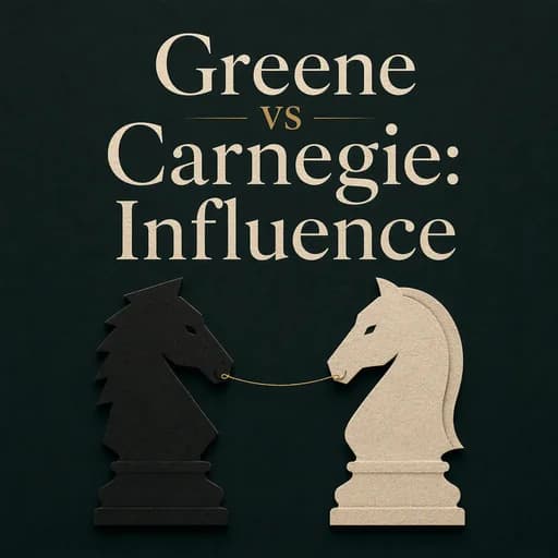Greene vs. Carnegie: The Power of Influence and Success Strategies