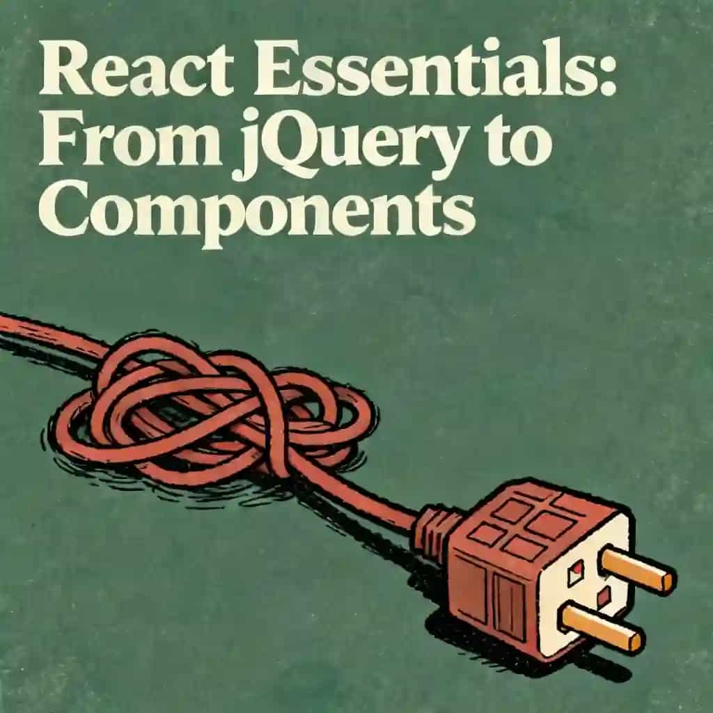 Portada del libro React Essentials: From jQuery Chaos to Modern Web