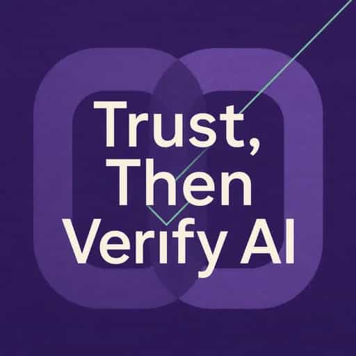 Buchcover von The AI Trust-But-Verify Playbook